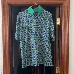 Short sleeve collared golf shirt new